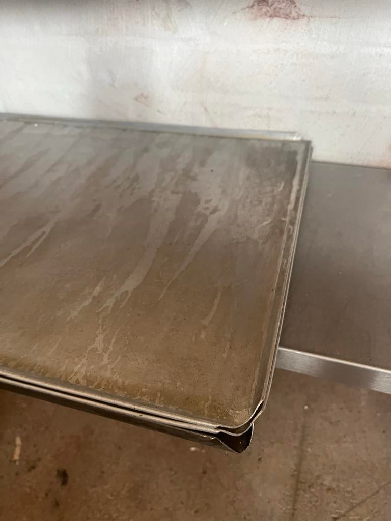 Metalen bakplaat euro norm, Ophalen of Verzenden, Gebruikt