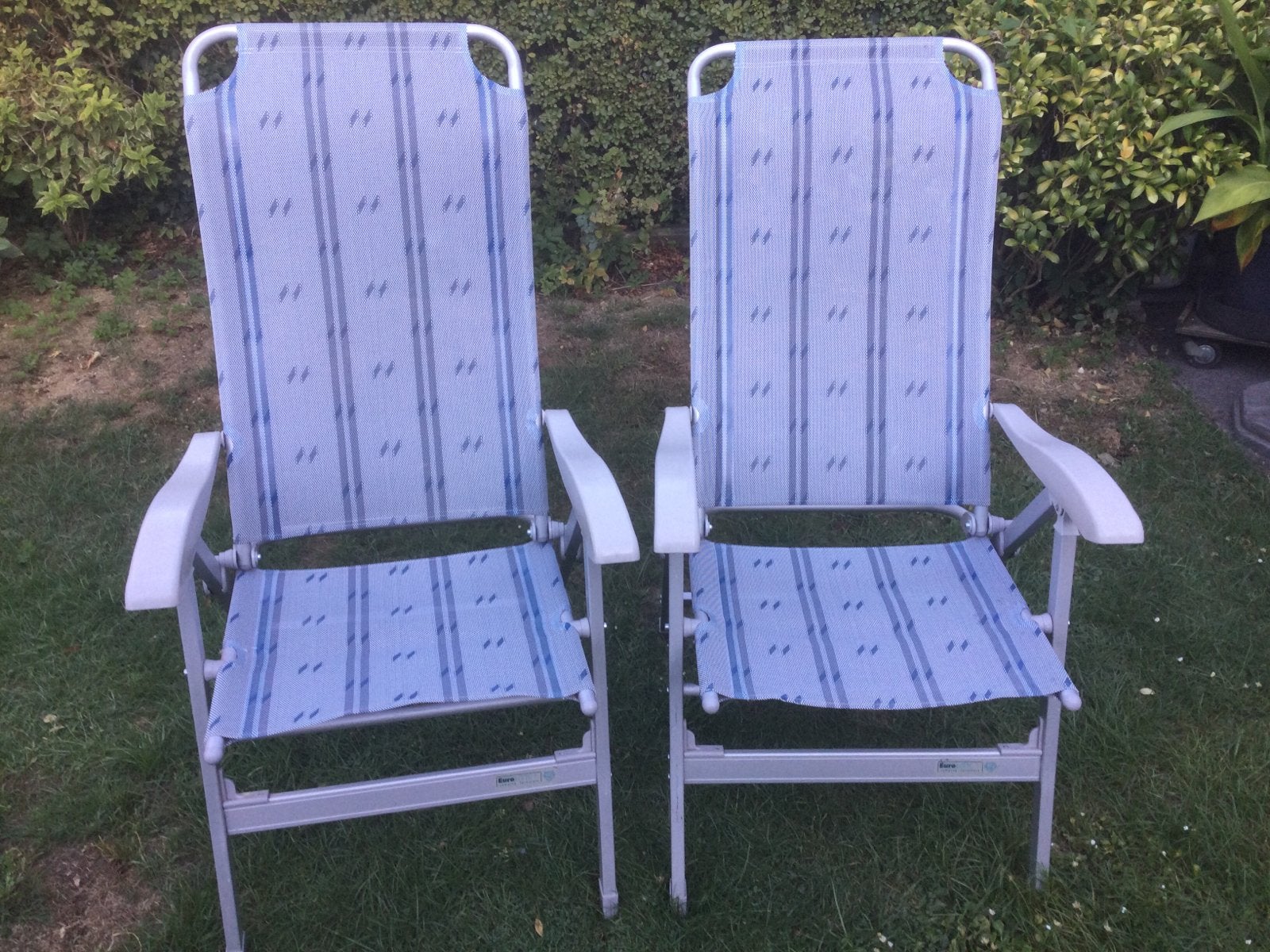 Twee Tuinstoelen, Ophalen of Verzenden, Zo goed als nieuw, Campingstoel