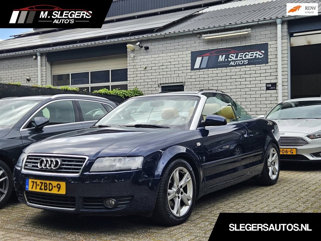 Audi A4 Cabriolet 3.0 V6 quattro Pro Line*Nette auto!, Auto's, Automaat, 1800 kg, Gebruikt, Cabriolet
