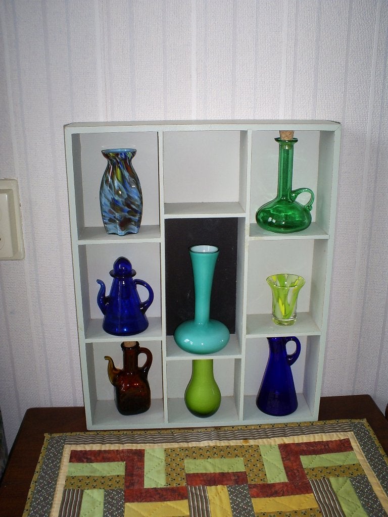 Gebruikte Letterbak met of zonder glaswerk, Antiek en Kunst, Antiek | Glas en Kristal, Ophalen of Verzenden