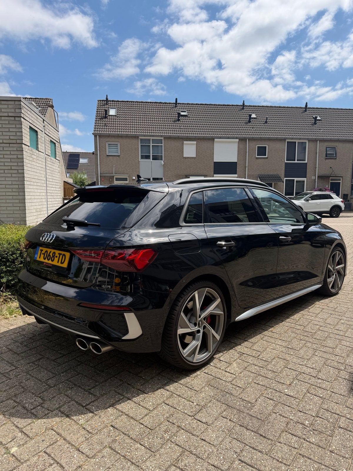 Audi S3 310pk Quattro 2021 Zwart, Auto's, Automaat, S3, Zwart, 4 cilinders