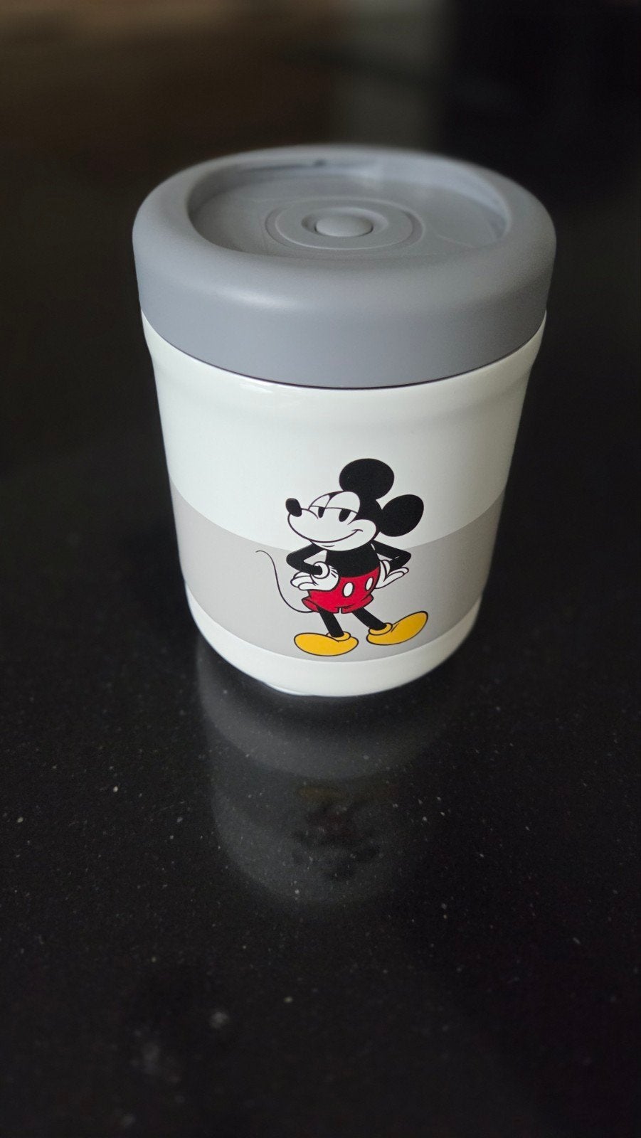 Tupperware Disney Mickey & Friends Thermosfles 235 ml, Wit, Beker of Kan, Nieuw, Ophalen of Verzenden