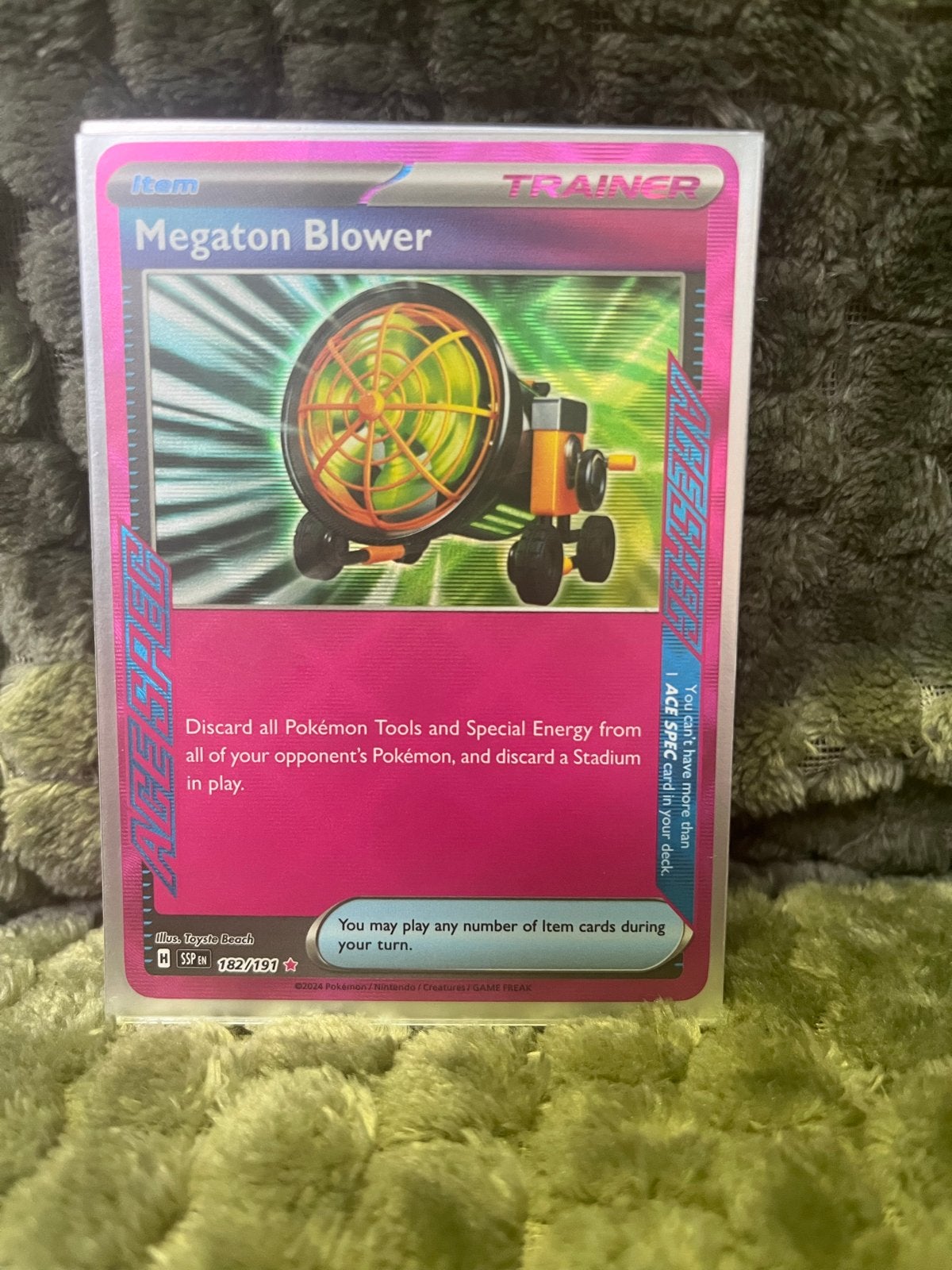 Megaton Blower 182/191 ssp gem mint prijs is incl verzend, Verzenden, Zo goed als nieuw, Losse kaart