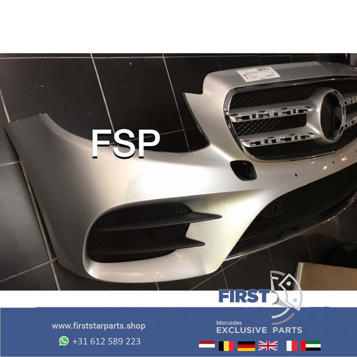 W213 E213 E53 AMG Voorbumper Mercedes E Klasse 2016-2020 ZIL, Gebruikt, -, Voor, Ophalen of Verzenden