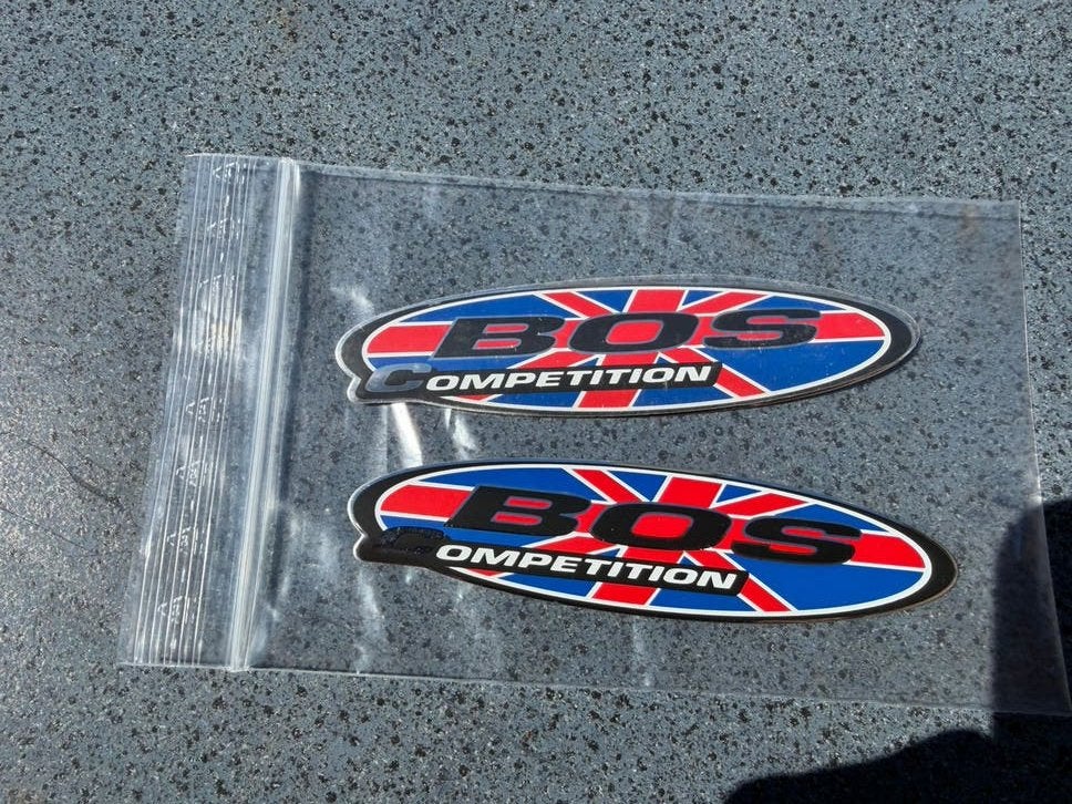Bos Competition uitlaat stickers, Ophalen of Verzenden