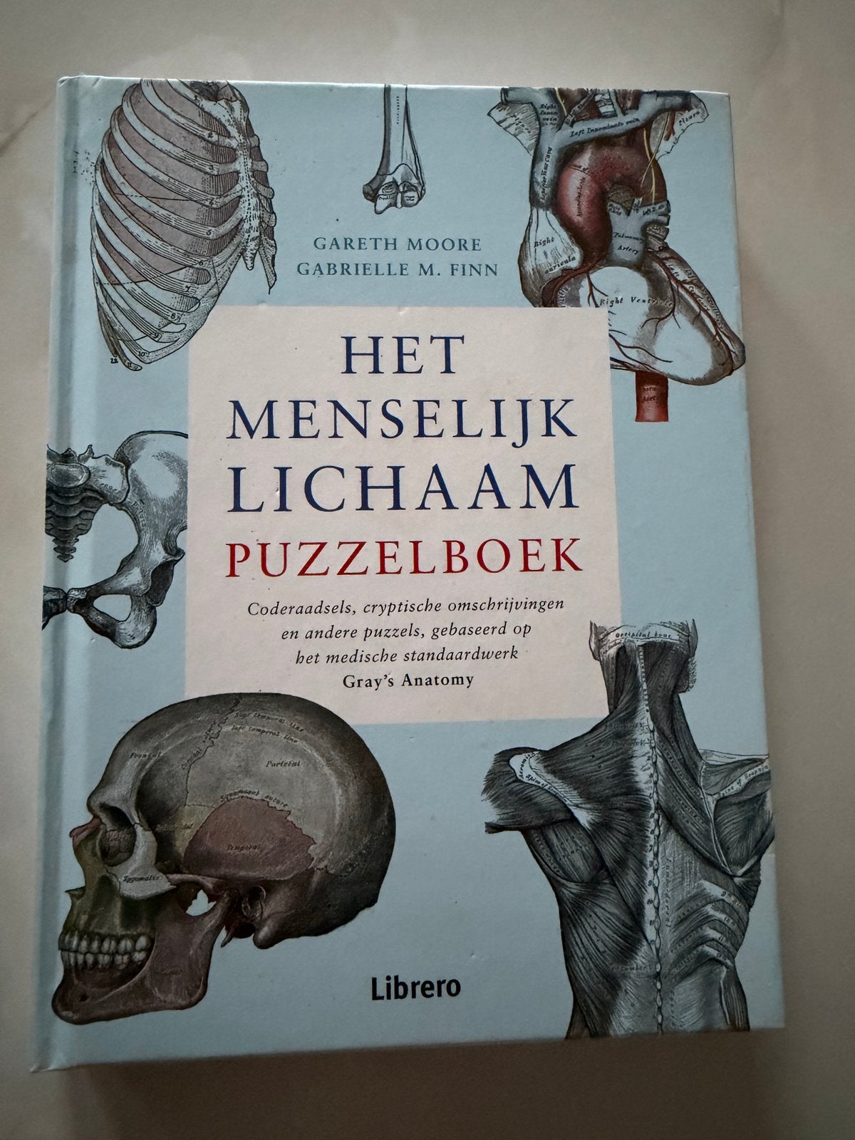 Het Menselijk Lichaam Puzzelboek - Anatomie Puzzels, Boeken, Ophalen of Verzenden, Beta, Zo goed als nieuw, Overige niveaus