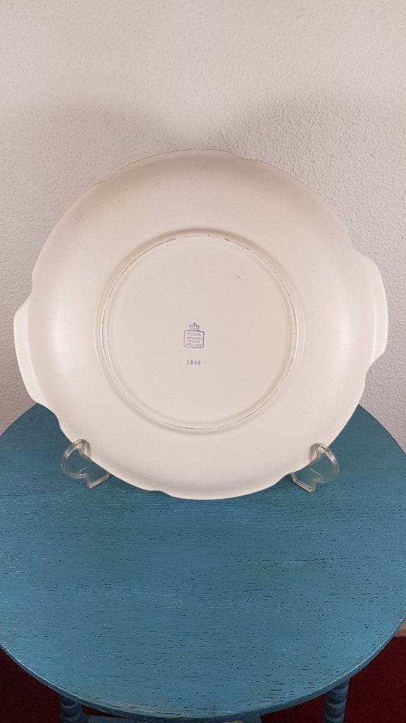 Flora Keramiek Gouda gebaksbord, taartbord, schaal. 6A1, Huis en Inrichting, Keuken | Servies, Tweedehands verkoop, Tweedehands verkoop