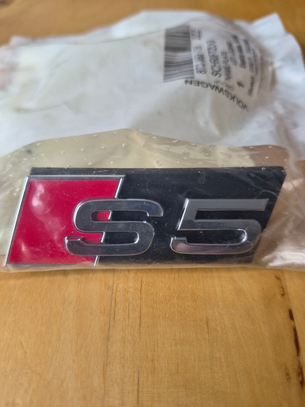 Audi S5 Grille Embleem - Origineel en Nieuw, Ophalen of Verzenden, Nieuw, Audi