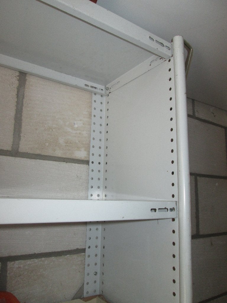 vintage stalen Ahrend Stabilux stellingkast 2m industrieel, Ophalen, Gebruikt