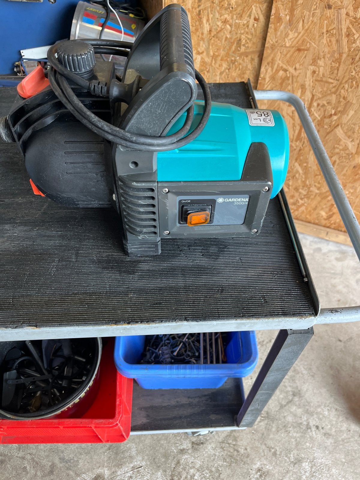 Gardena Hydrofoorpomp 3500/4 met nieuwe aanzuigslang, Ophalen of Verzenden, Gebruikt, Elektrisch, Hydrofoorpomp