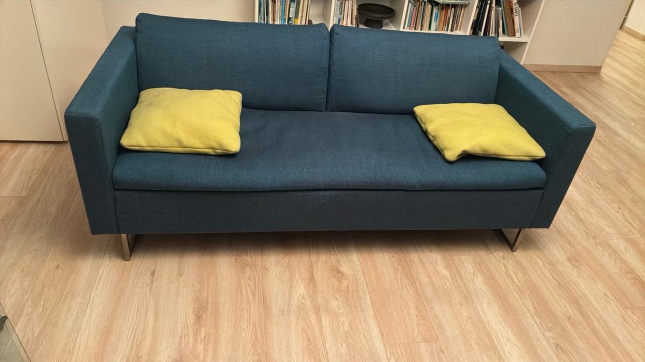 Twee en een half zits bank, Ophalen, Gebruikt, 150 tot 200 cm, Tweepersoons