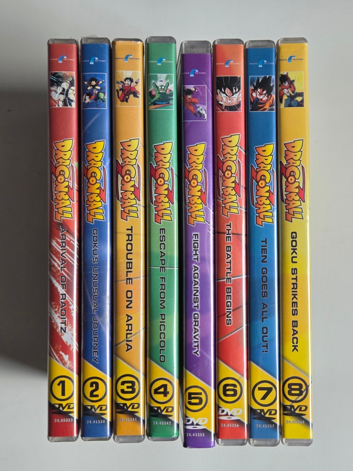 Dragonball Z - 8 DVD original Boxset, Gebruikt, Tekenfilm, Anime (Japans), Boxset