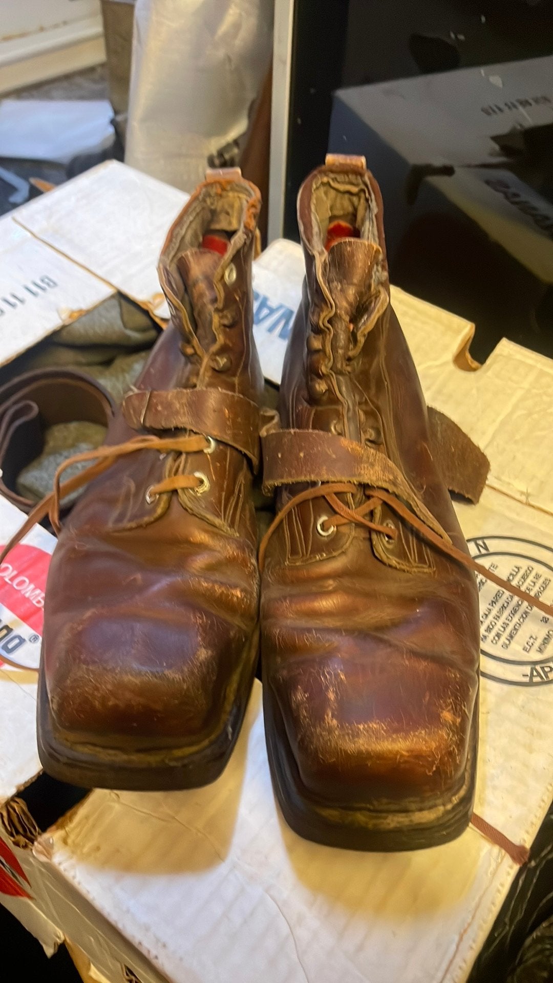 Duitse schoenen, Verzamelen, Militaria | Tweede Wereldoorlog, Ophalen of Verzenden, Duitsland, Kleding of Schoenen