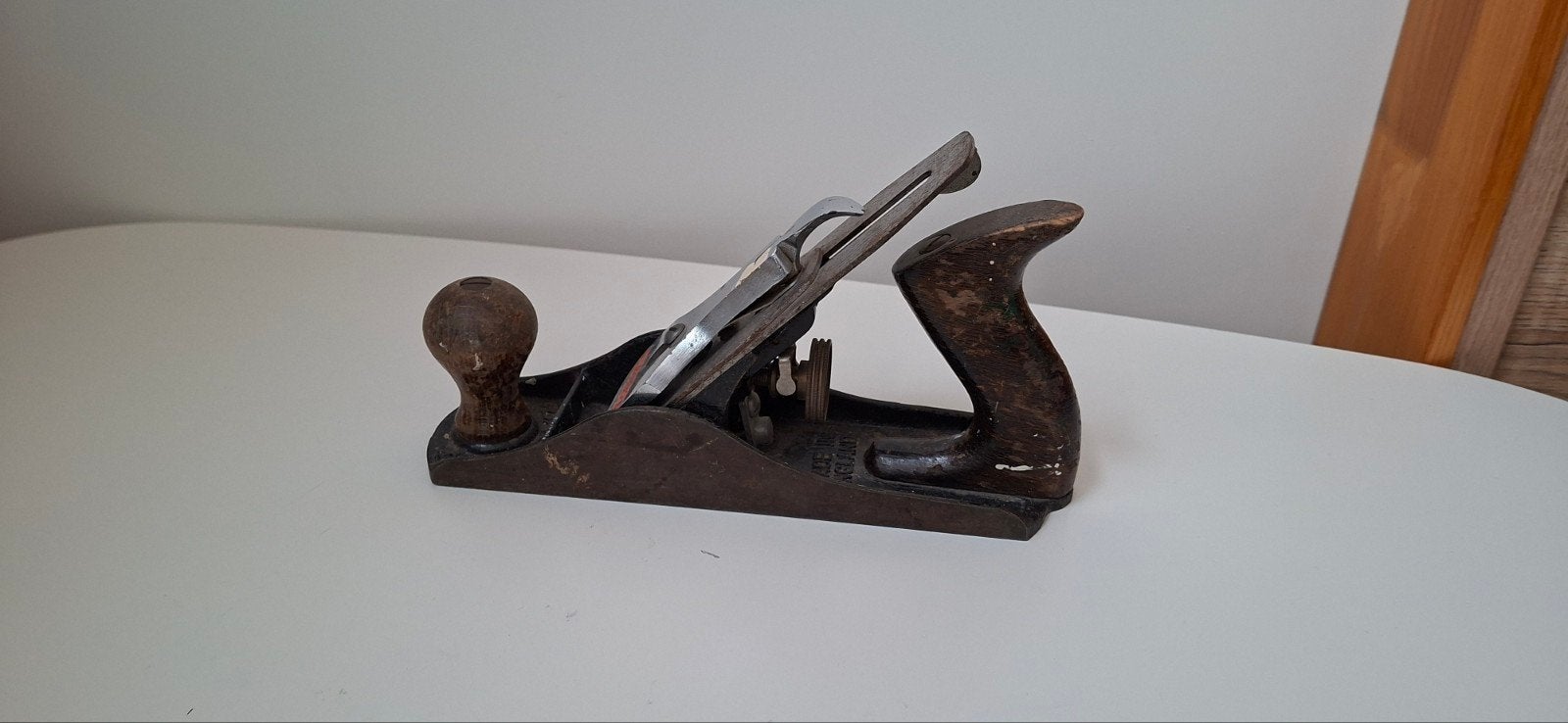 Vintage Stanley Bailey No. 4 schaaf - Made in England, Doe-het-zelf en Verbouw, Ophalen of Verzenden, Gebruikt, Overige typen