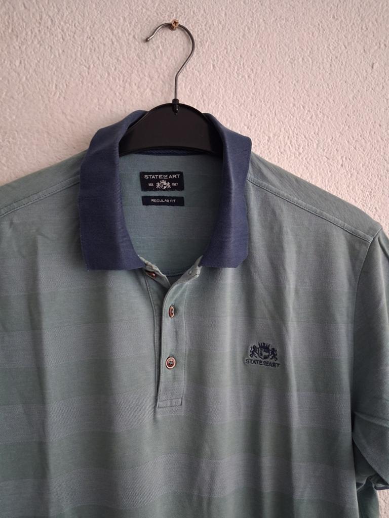 State of Art Polo Maat XL, Kleding | Heren, Ophalen of Verzenden, Zo goed als nieuw, Maat 56/58 (XL), Blauw