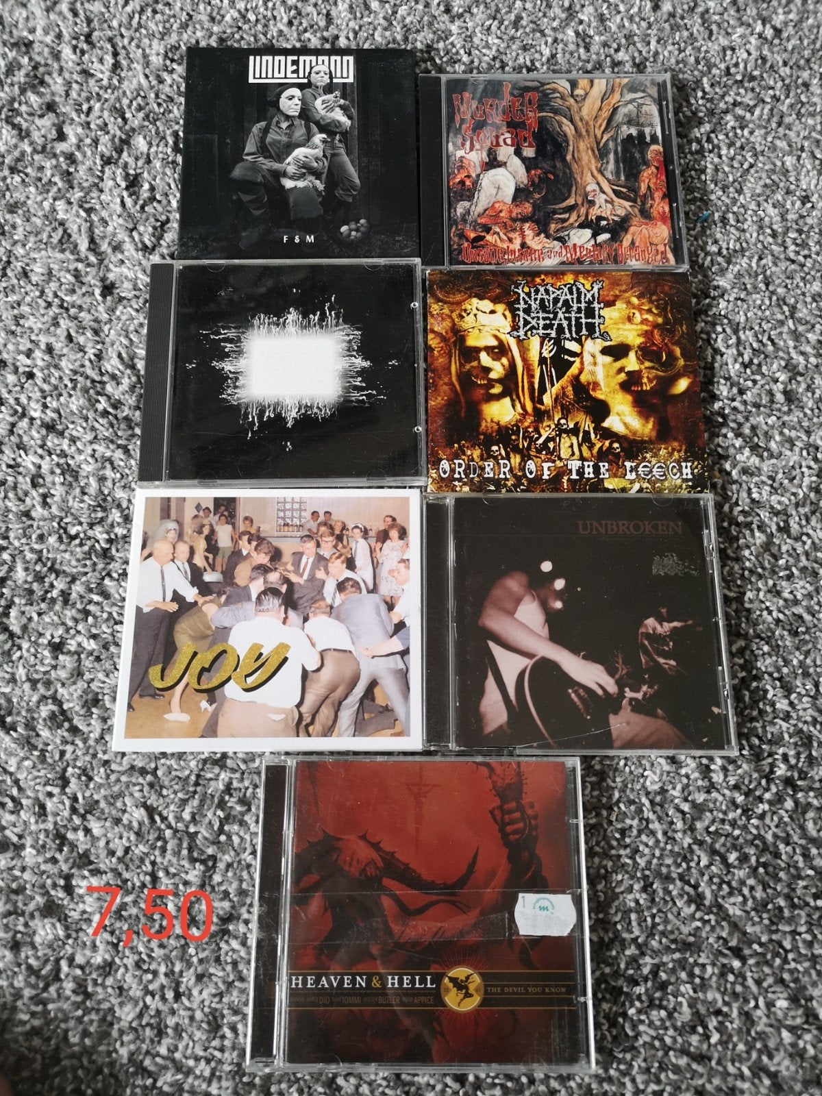 Diverse metal cd's, Ophalen of Verzenden, Zo goed als nieuw