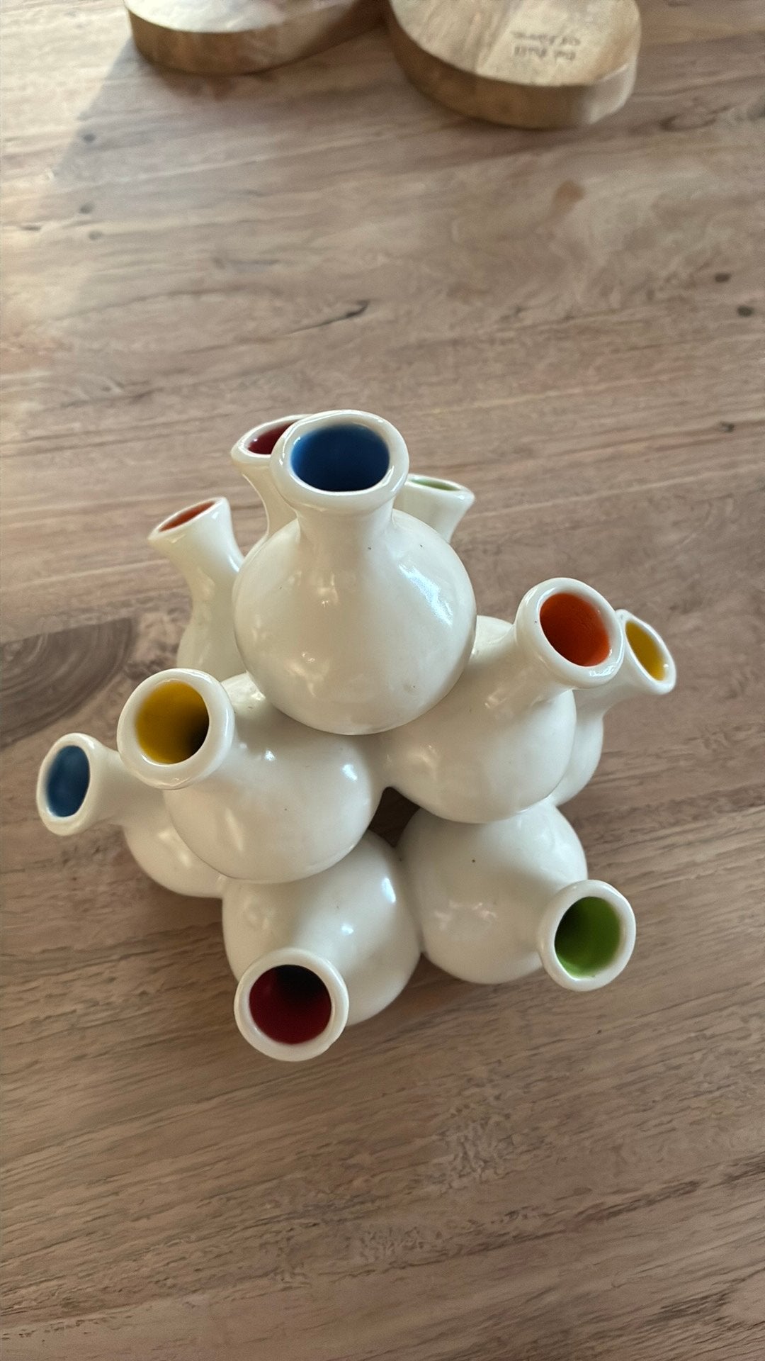 Tulpenvaasje fairtrade, Ophalen of Verzenden, Zo goed als nieuw