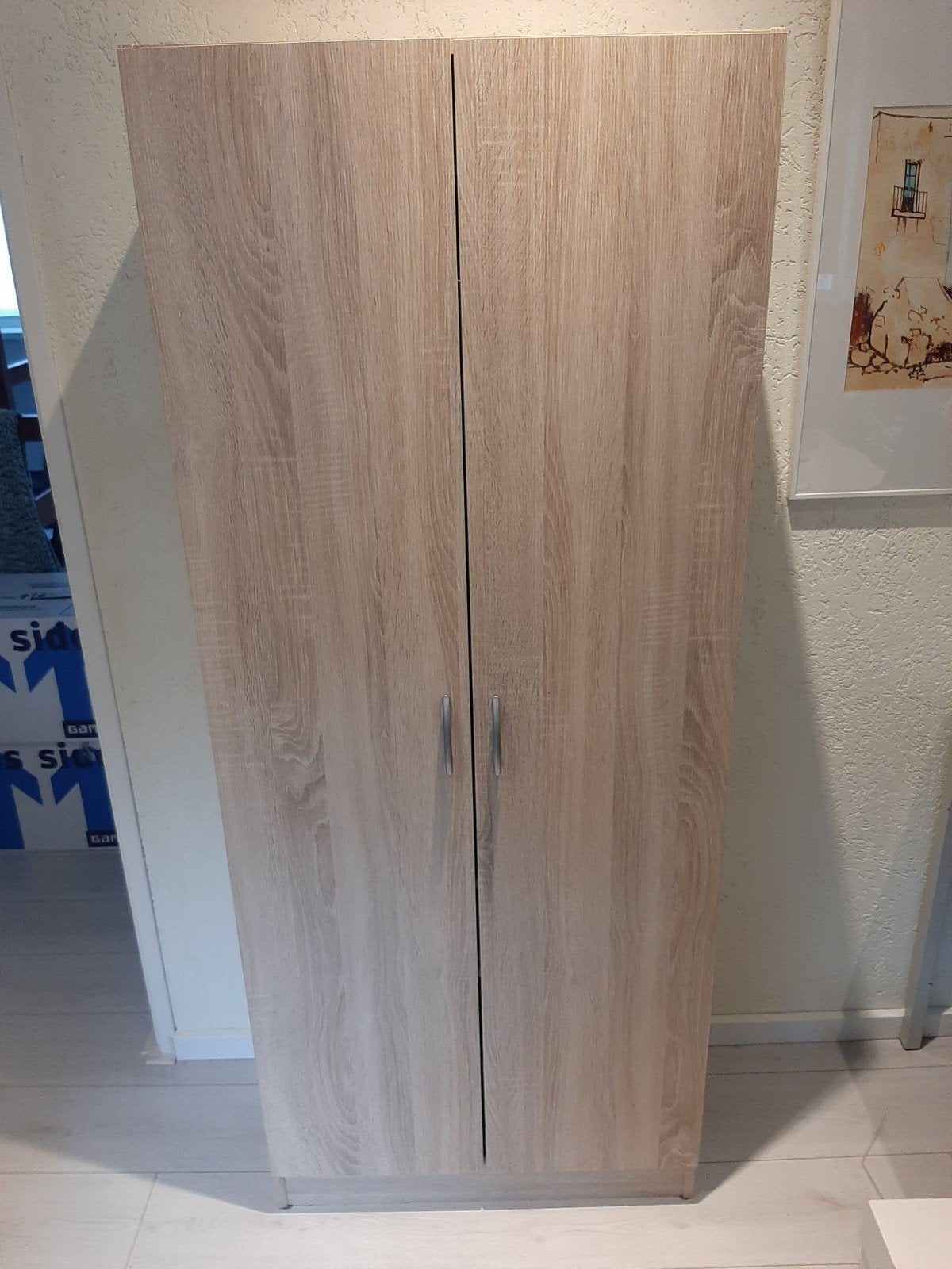 Kledingkast met 4 legplanken - 69x35x170 cm - Nieuwstaat, Ophalen, Met deur(en), 50 tot 100 cm, Zo goed als nieuw