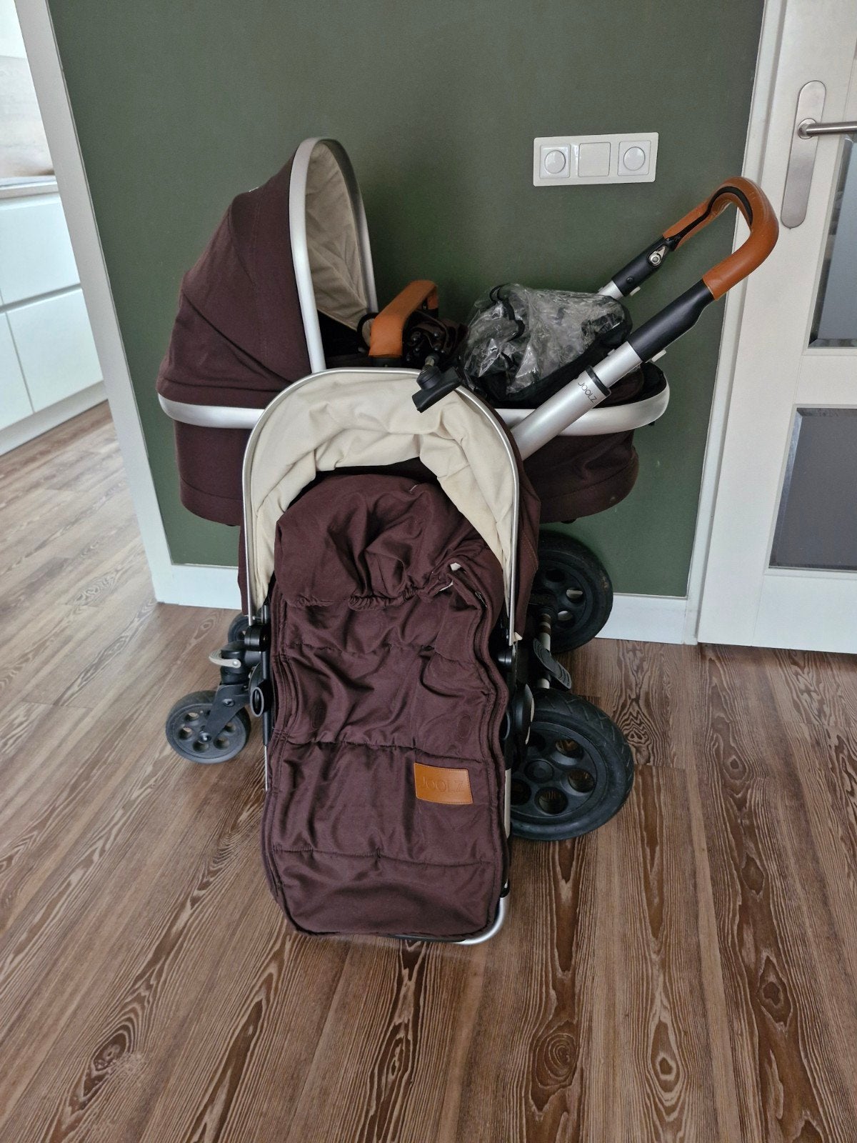 Joolz Day kinderwagen met reiswieg en zitje, Ophalen of Verzenden, Gebruikt, Overige merken, Met reiswieg