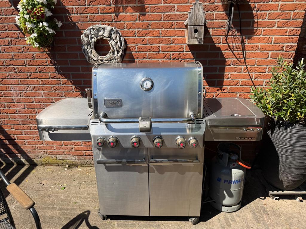 Weber Summit 470 gas barbecue, Tuin en Terras, Gasbarbecues, Gebruikt, Ophalen
