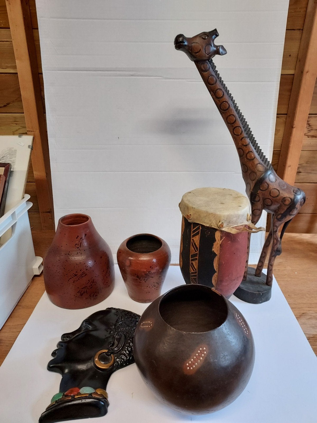 Diversen Afrika kunst, Ophalen