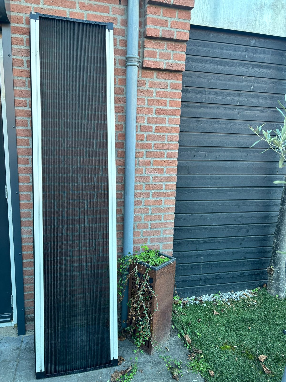 Luxaflex Hordeur - Zo goed als nieuw, Ophalen, Kunststof, 80 tot 100 cm, 215 cm of meer