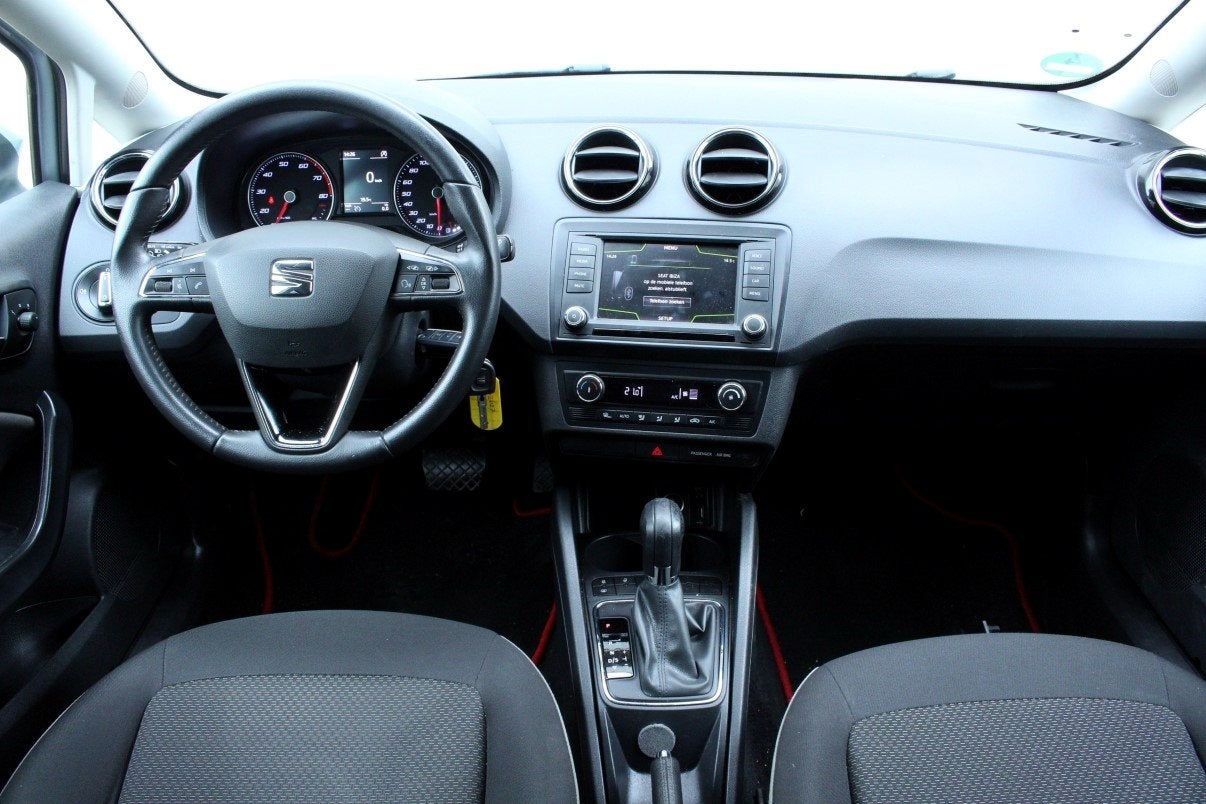 SEAT Ibiza ST 1.0 EcoTSI DSG Style Connect 2eEIG! BT CRUISE, Auto's, Seat, Stof, Gebruikt, Zwart, Origineel Nederlands