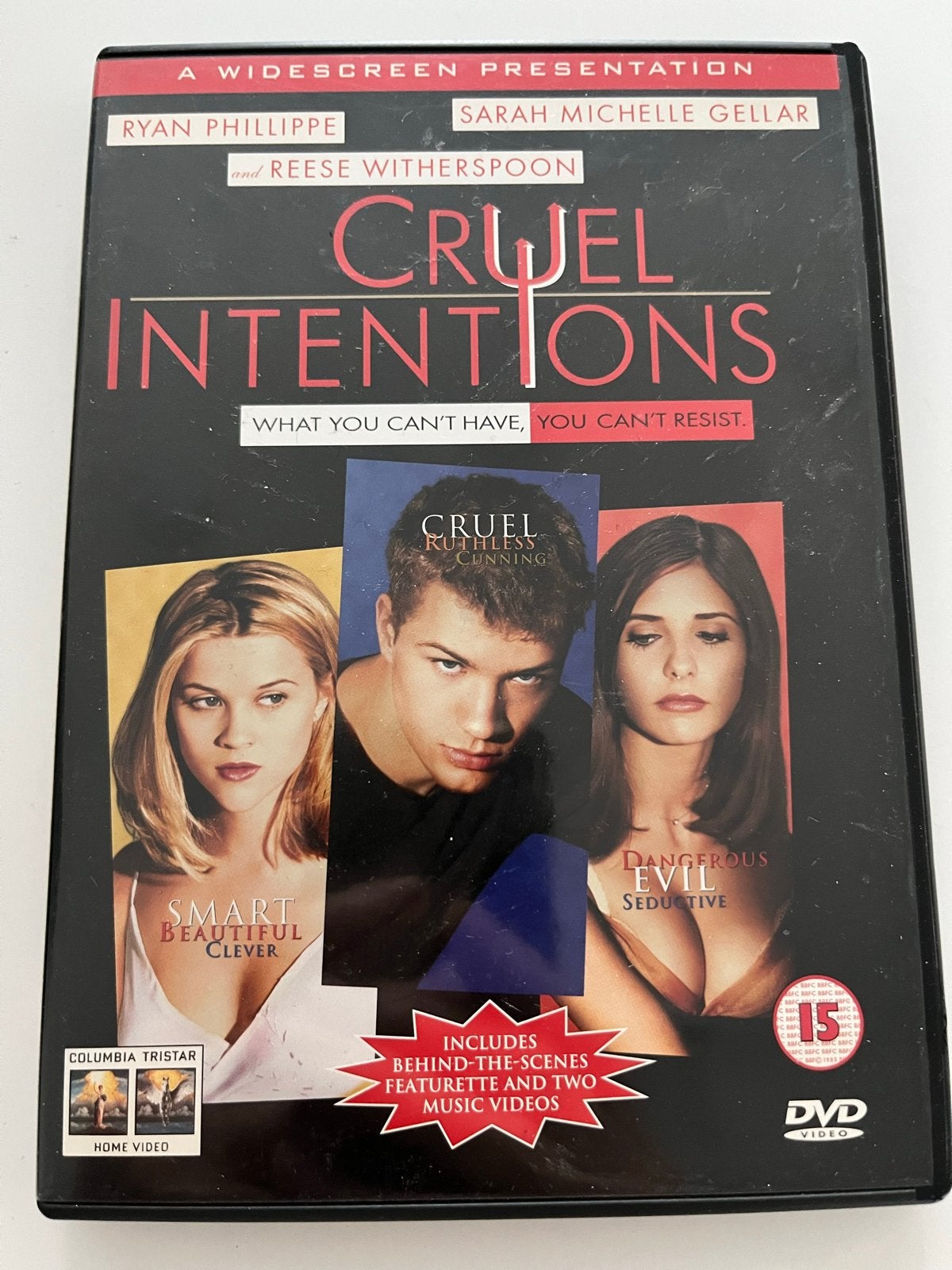 Cruel Intentions DVD - Romantisch Drama met Ryan Phillippe, Vanaf 16 jaar, Verzenden, Nederlands, Overige genres