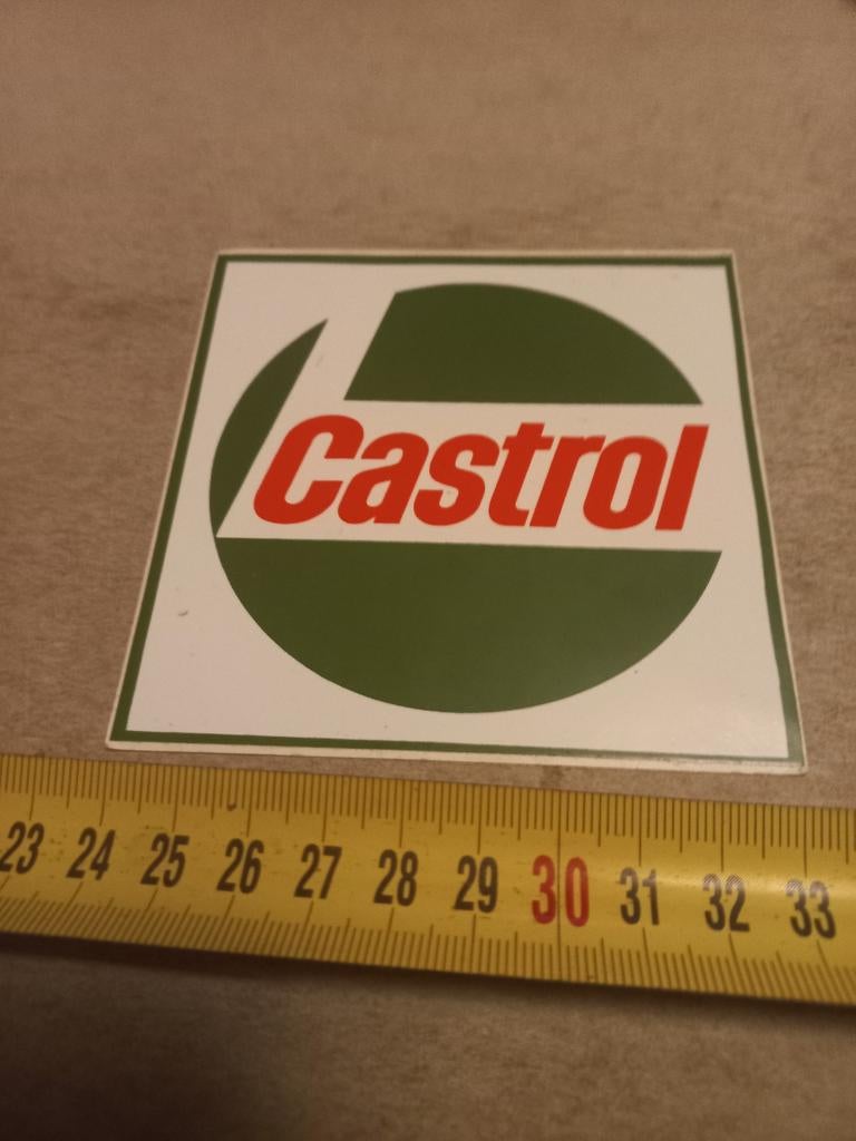 Castrol logo, Ophalen of Verzenden, Zo goed als nieuw