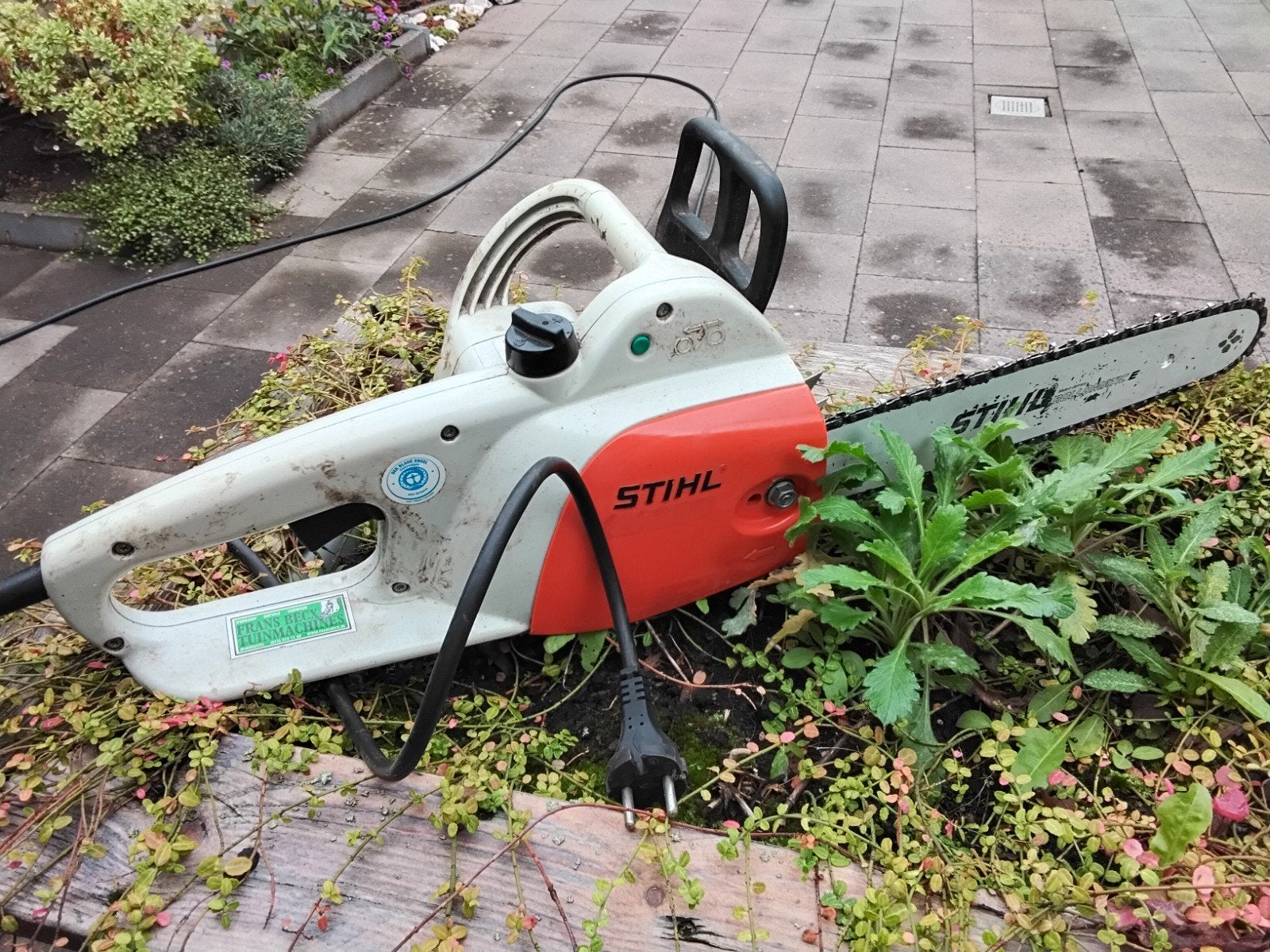 zaagmachine, Tuin en Terras, Ophalen of Verzenden, Gebruikt, Elektrisch