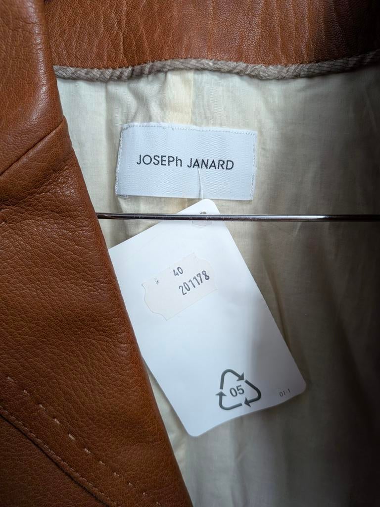 Joseph Janard leren blazer cognac bruin maat 40, Maat 38/40 (M), Joseph Janard, Bruin, Joseph Janard