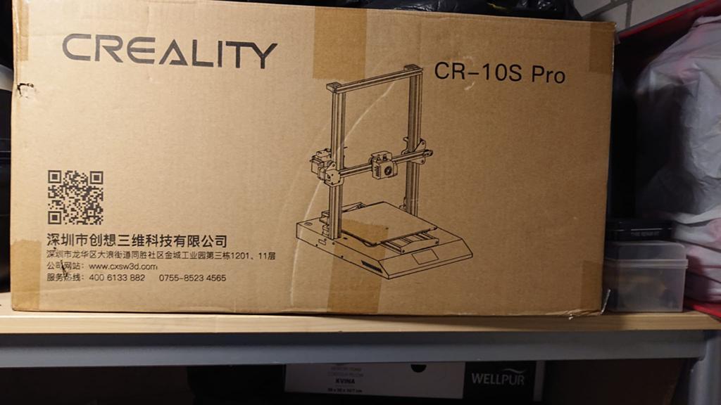 Creality CR 10S PRO 3D Printer, Computers en Software, 3D Printers, Ophalen of Verzenden, Zo goed als nieuw