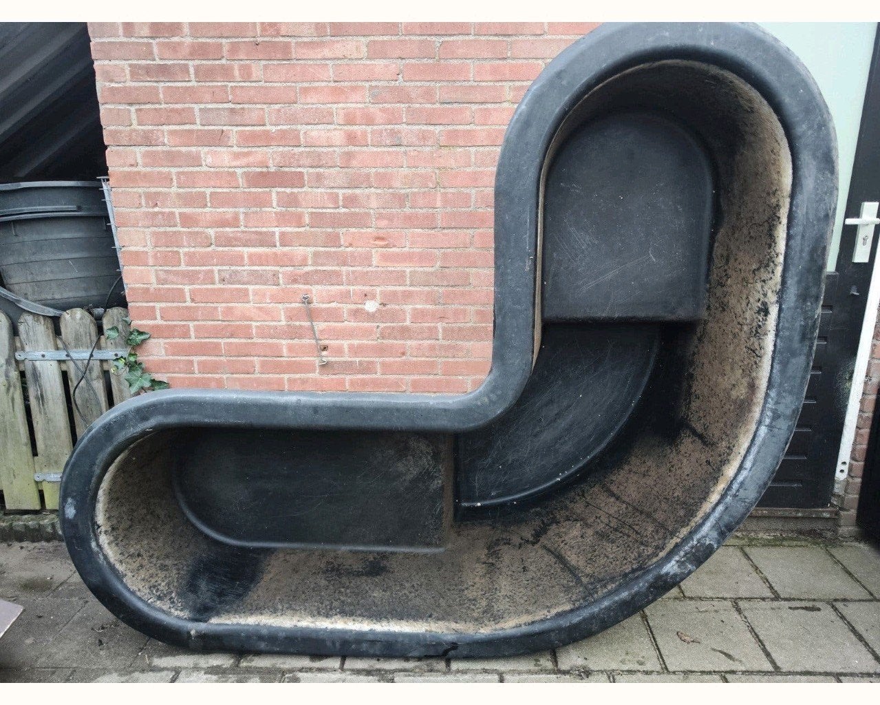 Voorgevormde polyester vijver vijverbak, Ophalen, Gebruikt
