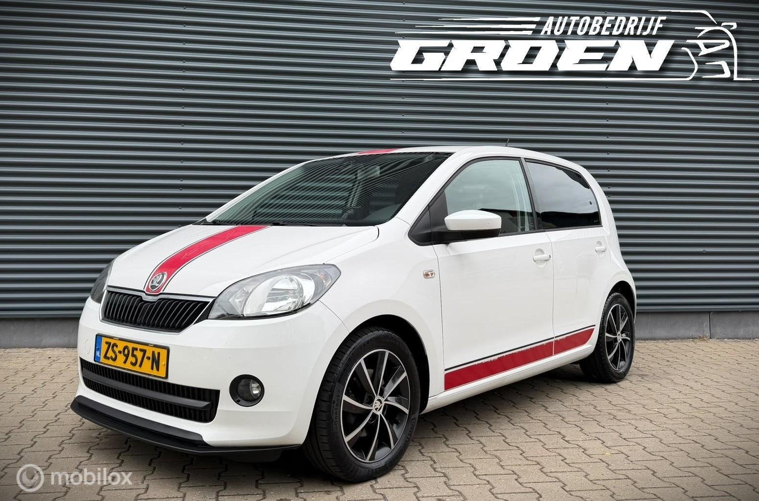 Skoda Citigo 1.0 Greentech Sport, Auto's, Skoda, Euro 5, Gebruikt, Wit, Handgeschakeld