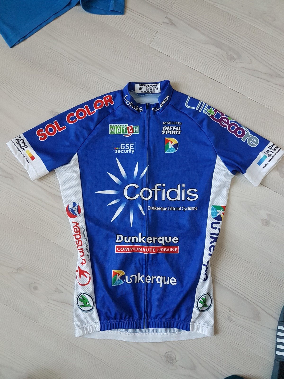 Diffusport heren wielershirt in maat medium, Ophalen of Verzenden, Zo goed als nieuw