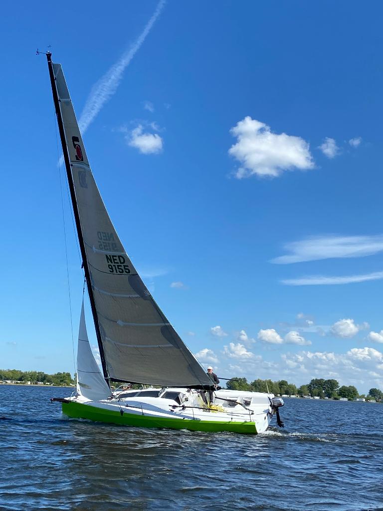 daysailer, Watersport en Boten, Kajuitzeilboten en Zeiljachten, 1.00 - 1.50 meter, 6 pk, Zo goed als nieuw, 2 cm