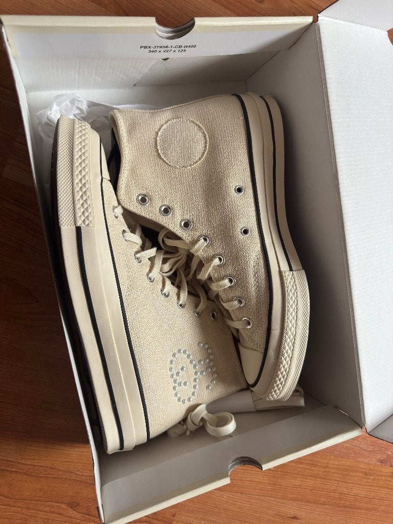 Converse Chuck Taylor Stussy Collab, Wit, Nieuw, Ophalen of Verzenden, Sneakers of Gympen