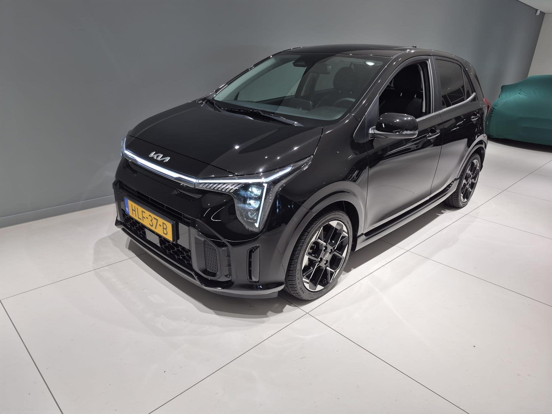 KIA Picanto 1.0 DPi 63pk 4-zits AMT GT-Line Automaat, Automaat, 12 maanden, 4 stoelen, Zwart