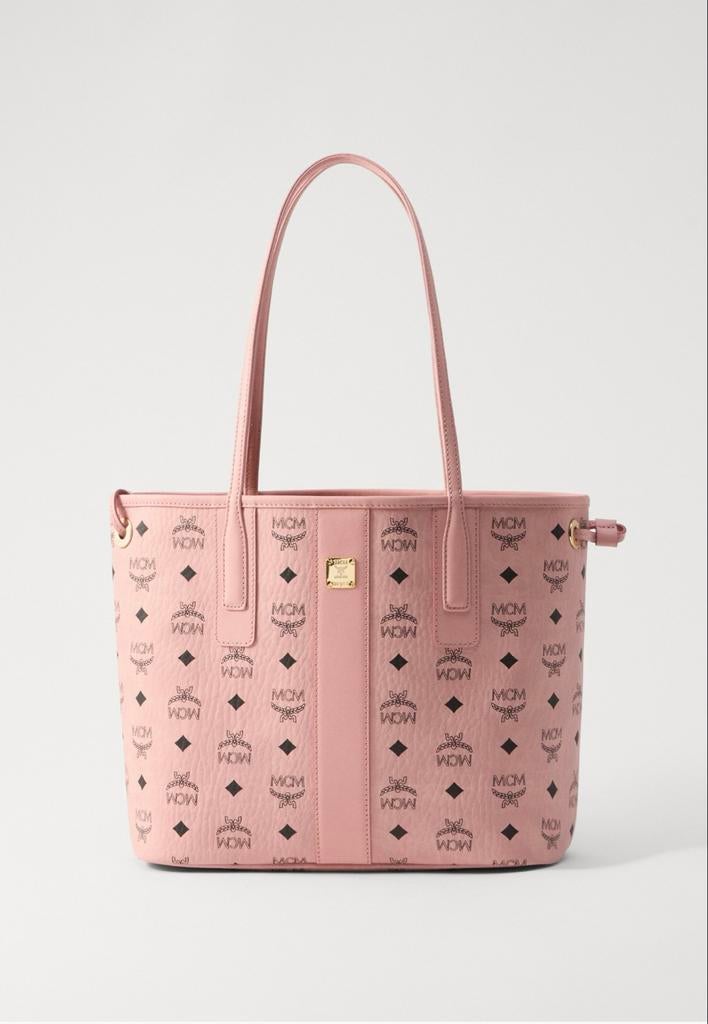 MCM Liz Reversible Shopper Visetos Roze met Pouch, Sieraden, Tassen en Uiterlijk, Tassen | Damestassen, Ophalen, Nieuw, Roze, Shopper