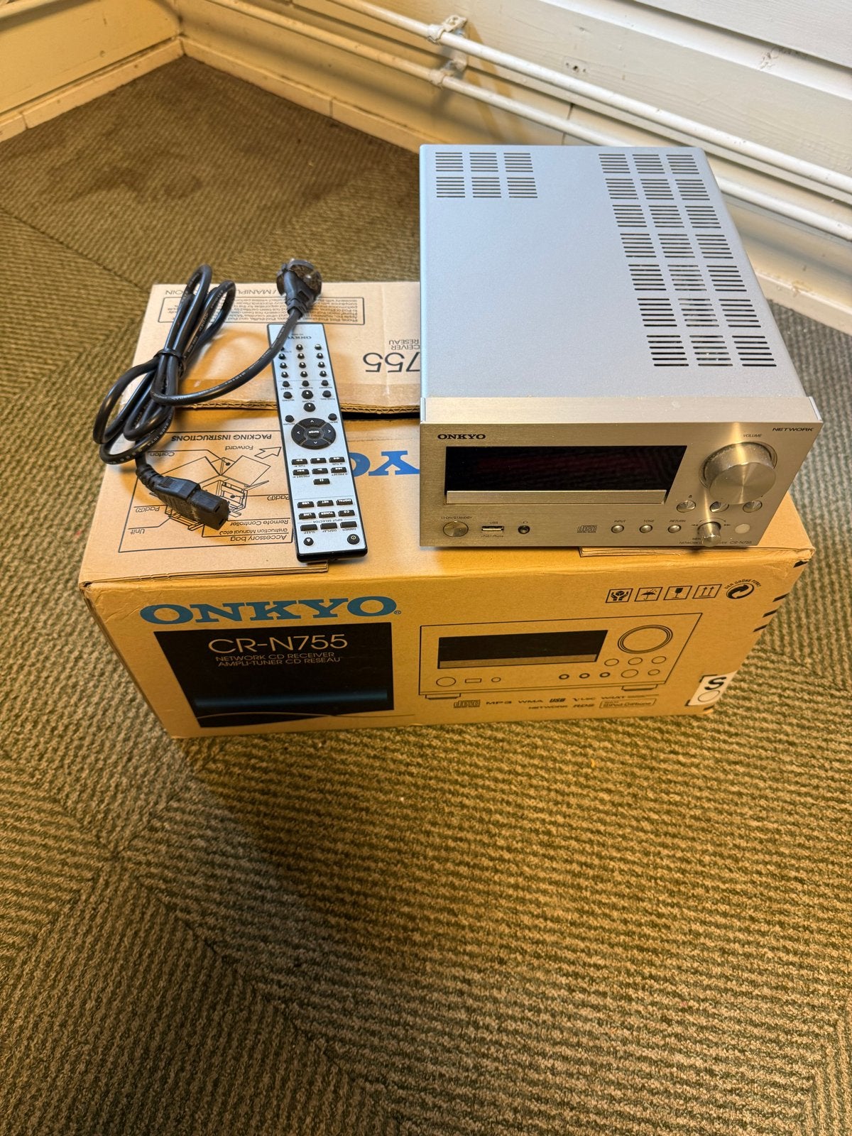 Onkyo CR-N755 Netwerk CD Receiver - Zo goed als nieuw, Overige merken, Zo goed als nieuw, Cd-speler, Losse componenten