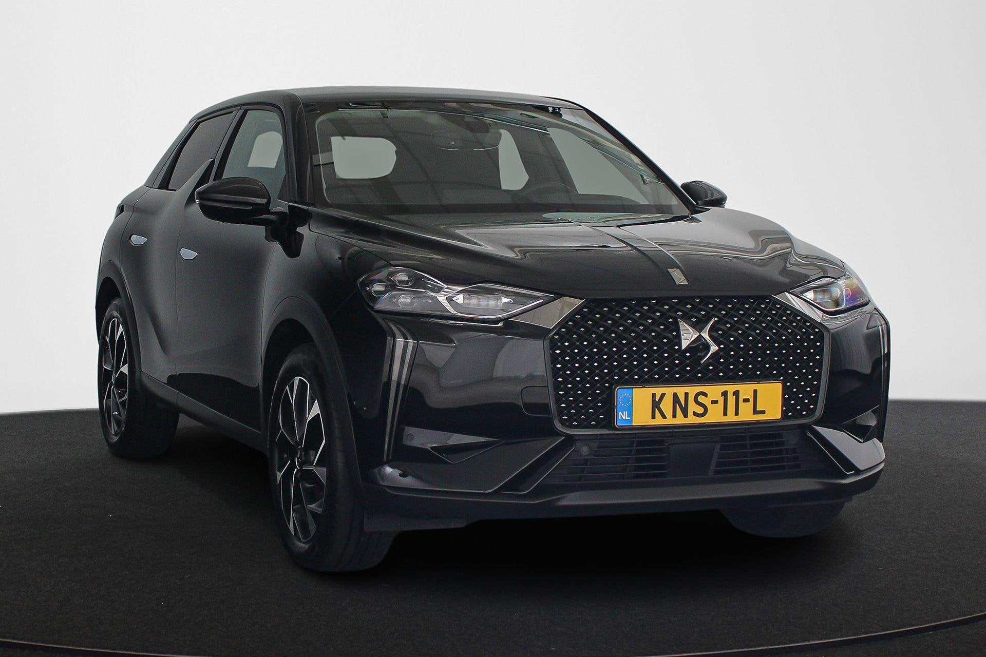 DS 3 E-Tense Opéra 54 kWh Leder Stoelverwarming Head-Up LED, Auto's, Gebruikt, 156 pk, Zwart, Leder