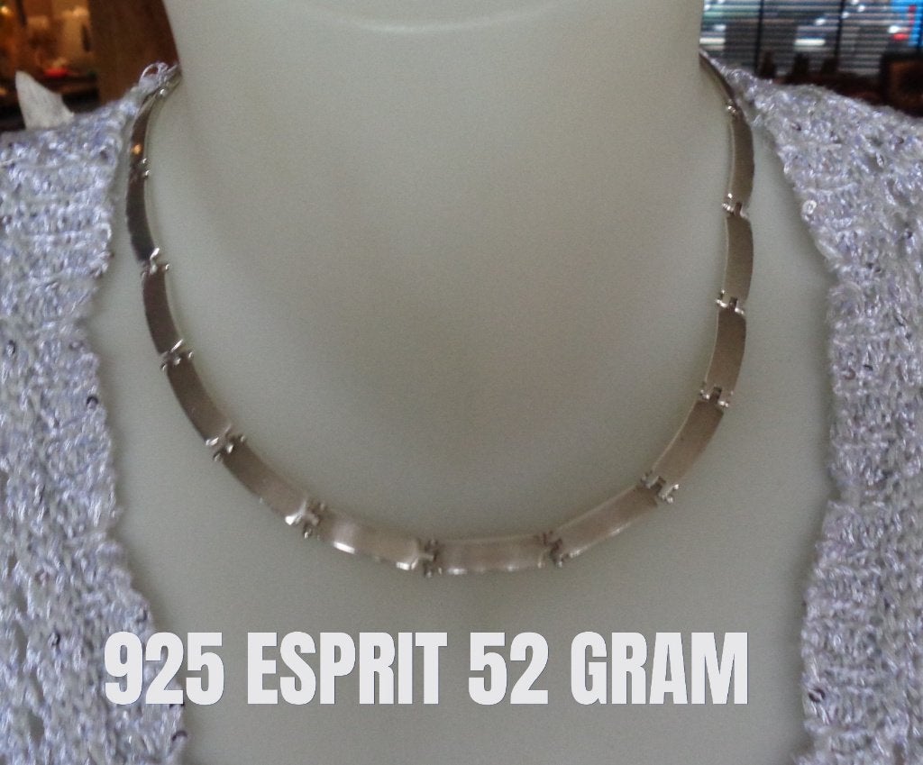 zilveren ketting/collier van ESPRIT [112], Verzenden, Zo goed als nieuw, Zilver, Zilver