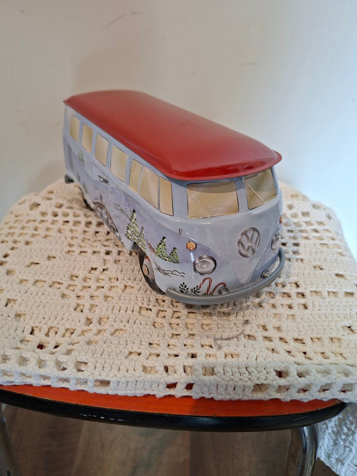Volkswagen Combi busje blikken doos - Kerst editie, Ophalen of Verzenden, Zo goed als nieuw, Auto's