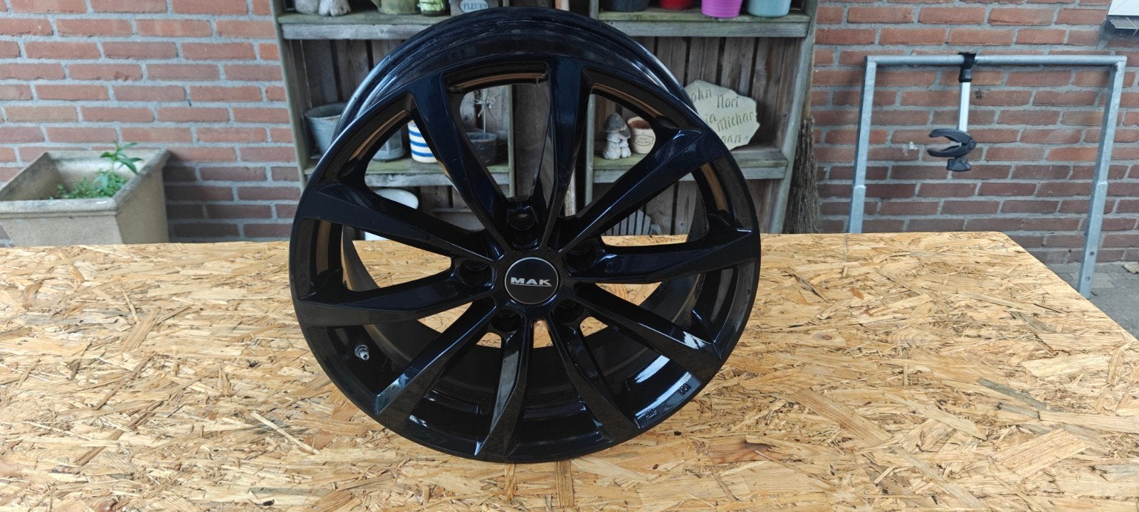 MAK Wolf 17 inch velgen met TPMS sensoren, Auto-onderdelen, Banden en Velgen, Ophalen, 17 inch, Zomerbanden, Velg(en)