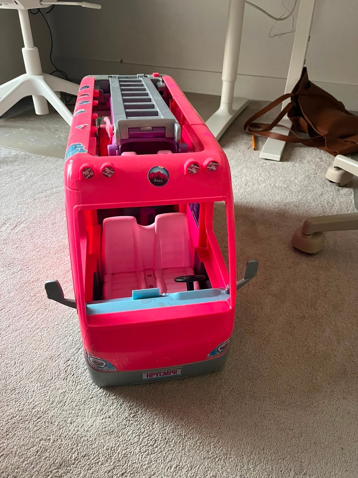 Barbie Camper Roze Speelgoed Camper, Ophalen, Gebruikt