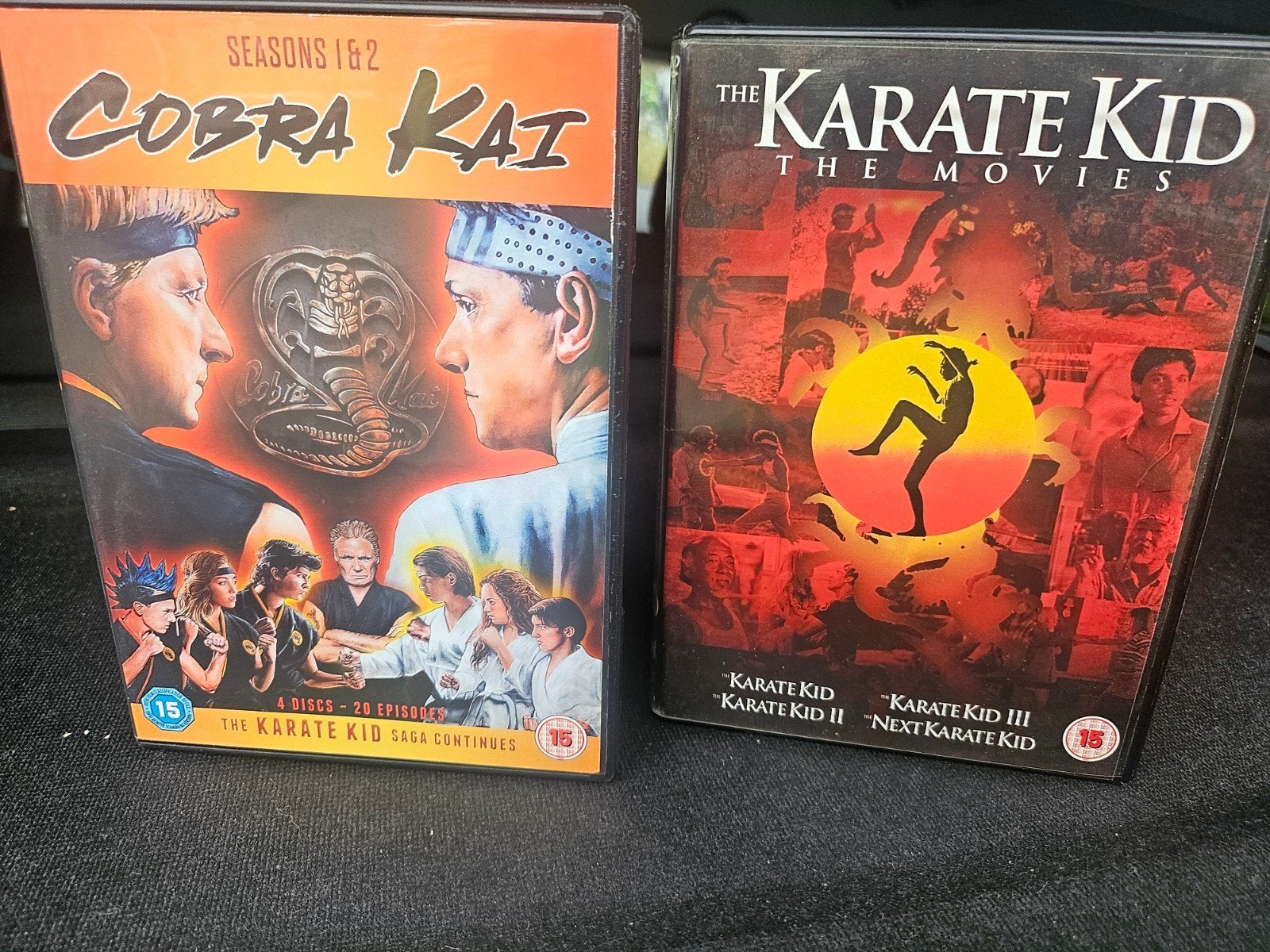 Cobra Kai Seizoen 1 & 2 + The Karate Kid 4 Films, Gebruikt, Vanaf 16 jaar, Boxset, Ophalen of Verzenden
