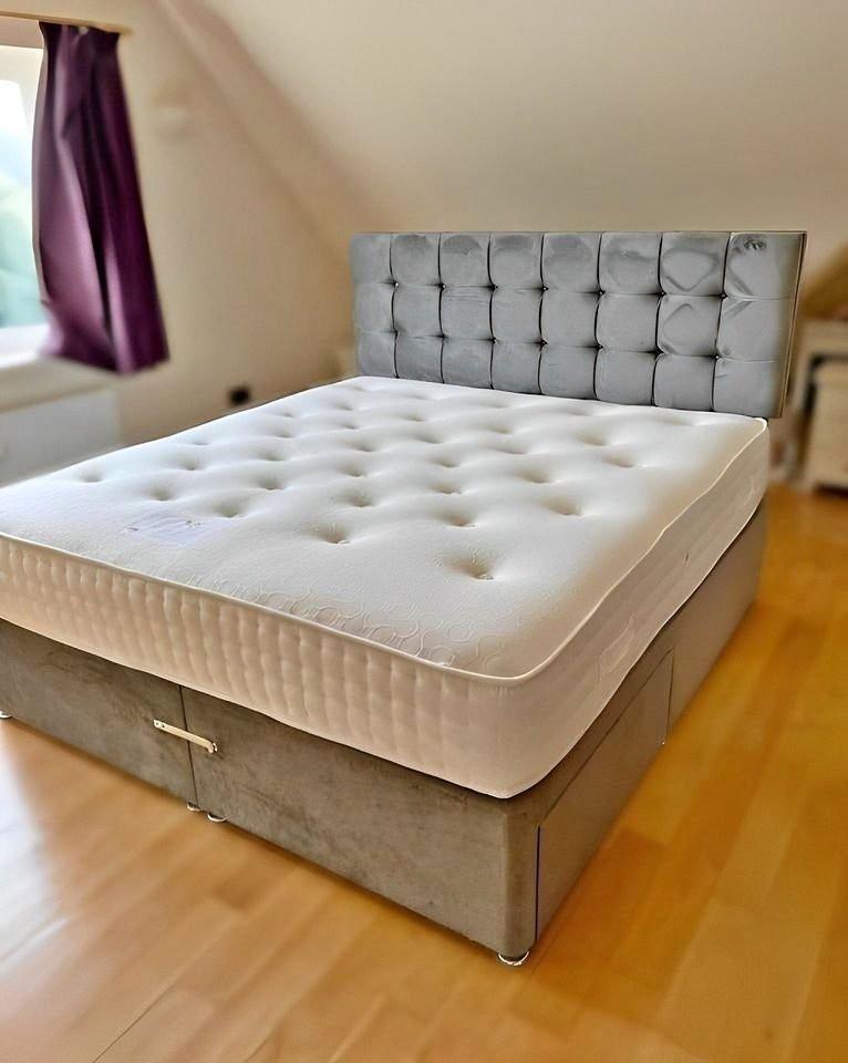 Nieuw Tweepersoonsbed 140x200 + Matras & Sale Prijs, Zwart, 200 cm, Nieuw, Tweepersoons