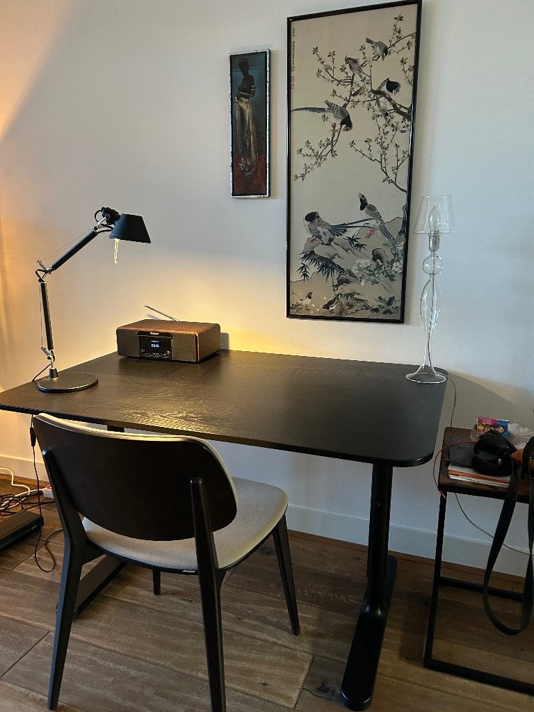 Bureau Bekant IKEA, Huis en Inrichting, Ophalen, Zwart, Gebruikt, 120 cm
