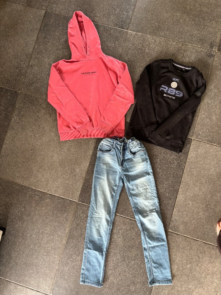 Mooie set Ravagio Blue Ridge Europe Kids maat 158, Ophalen of Verzenden, Zo goed als nieuw, Setje, Jongen