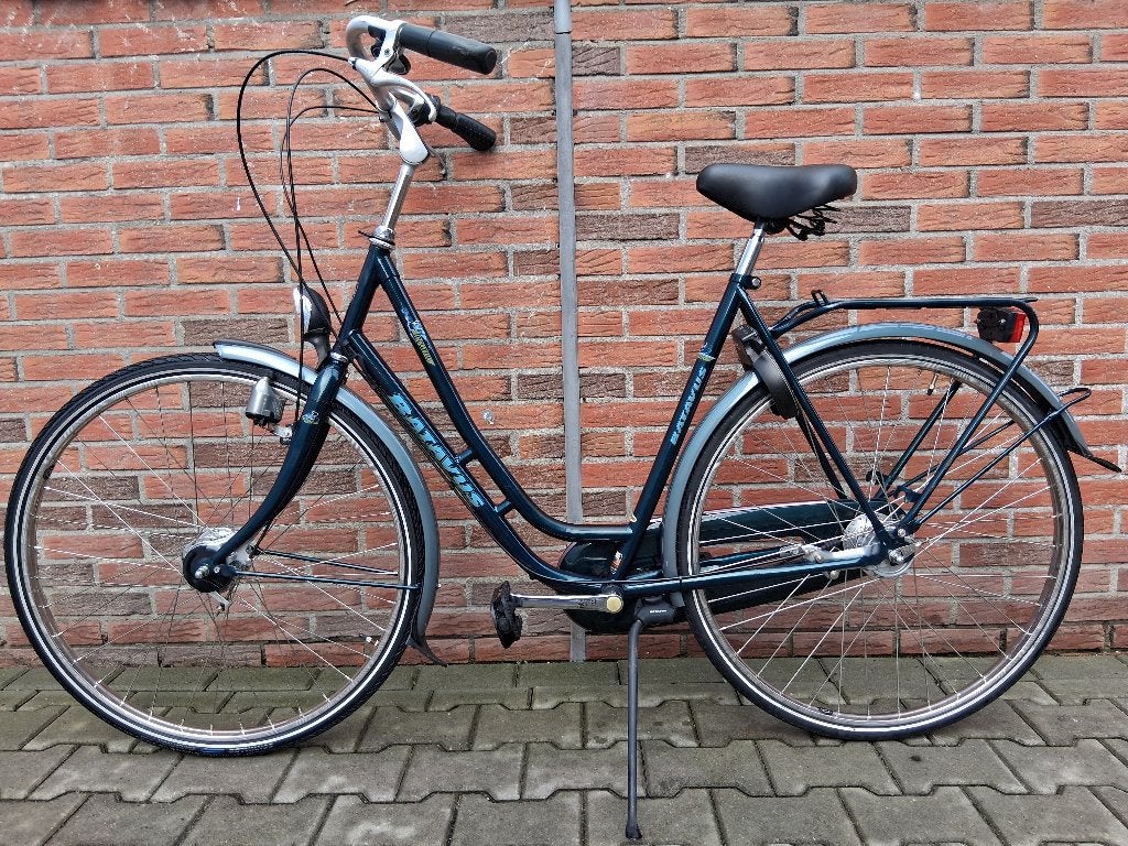 Zeer sterke Batavus Locarno dames 57 cm. IN TOPSTAAT!, Ophalen, Gebruikt, (Extra) lage instap, Batavus